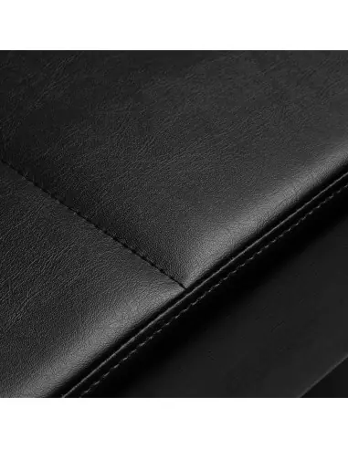 Black Head Spa Bed with Closed Storage Space