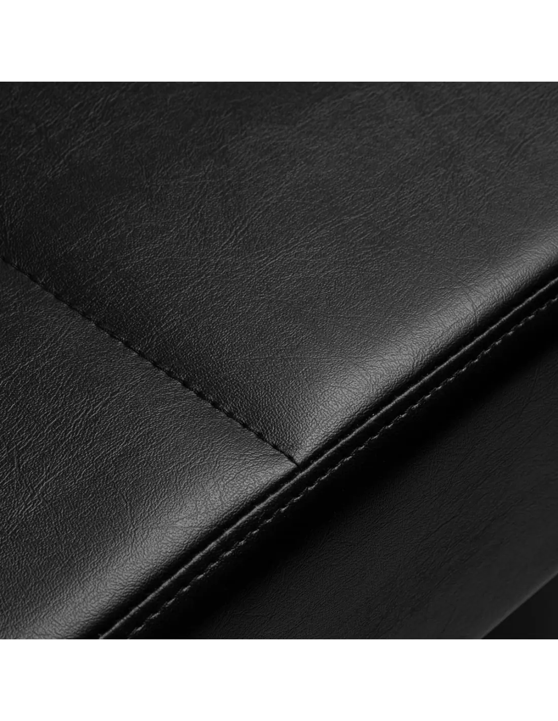 Black Head Spa Bed with Closed Storage Space
