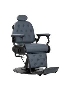 Cadeira de barbeiro Imperial Graphite – Estrutura preta de alta precisão