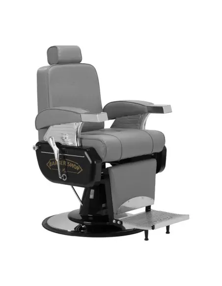 Majestic Silver Barber chair GREY – Elegance & Professional Performance 