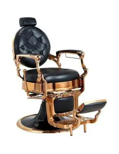 Medici Shiny Copper – profesjonalny, czarny i prestiżowy fotel fryzjerski