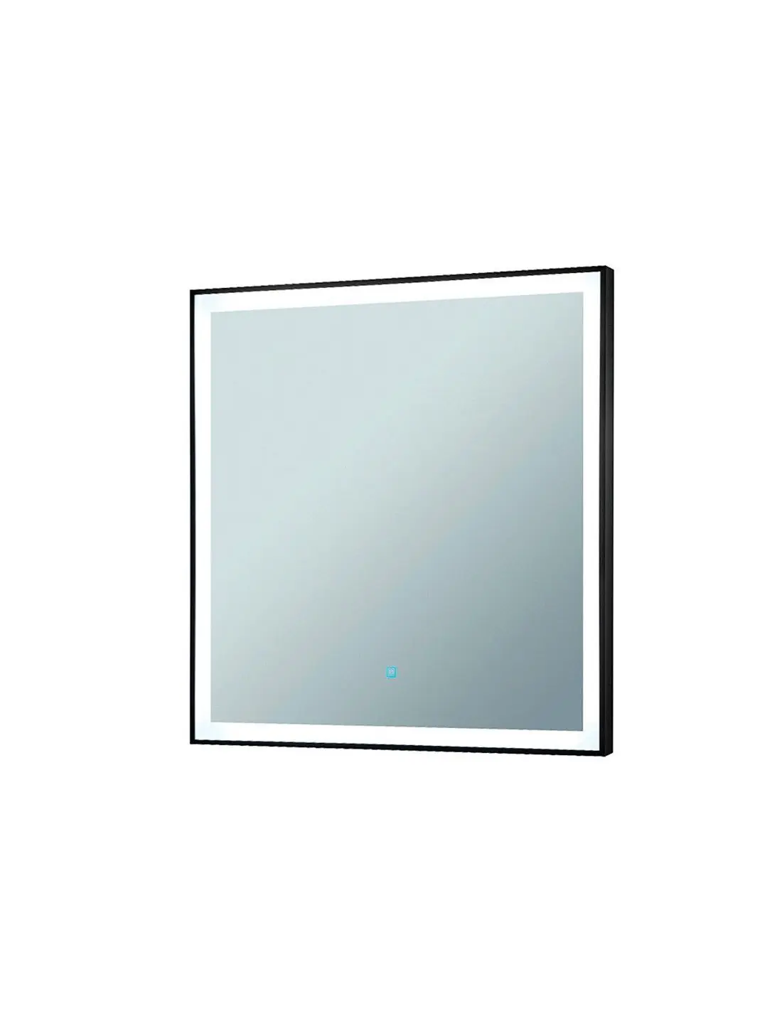 Station coiffage barbershop 8B LED Noir mat – miroir & rangements pro