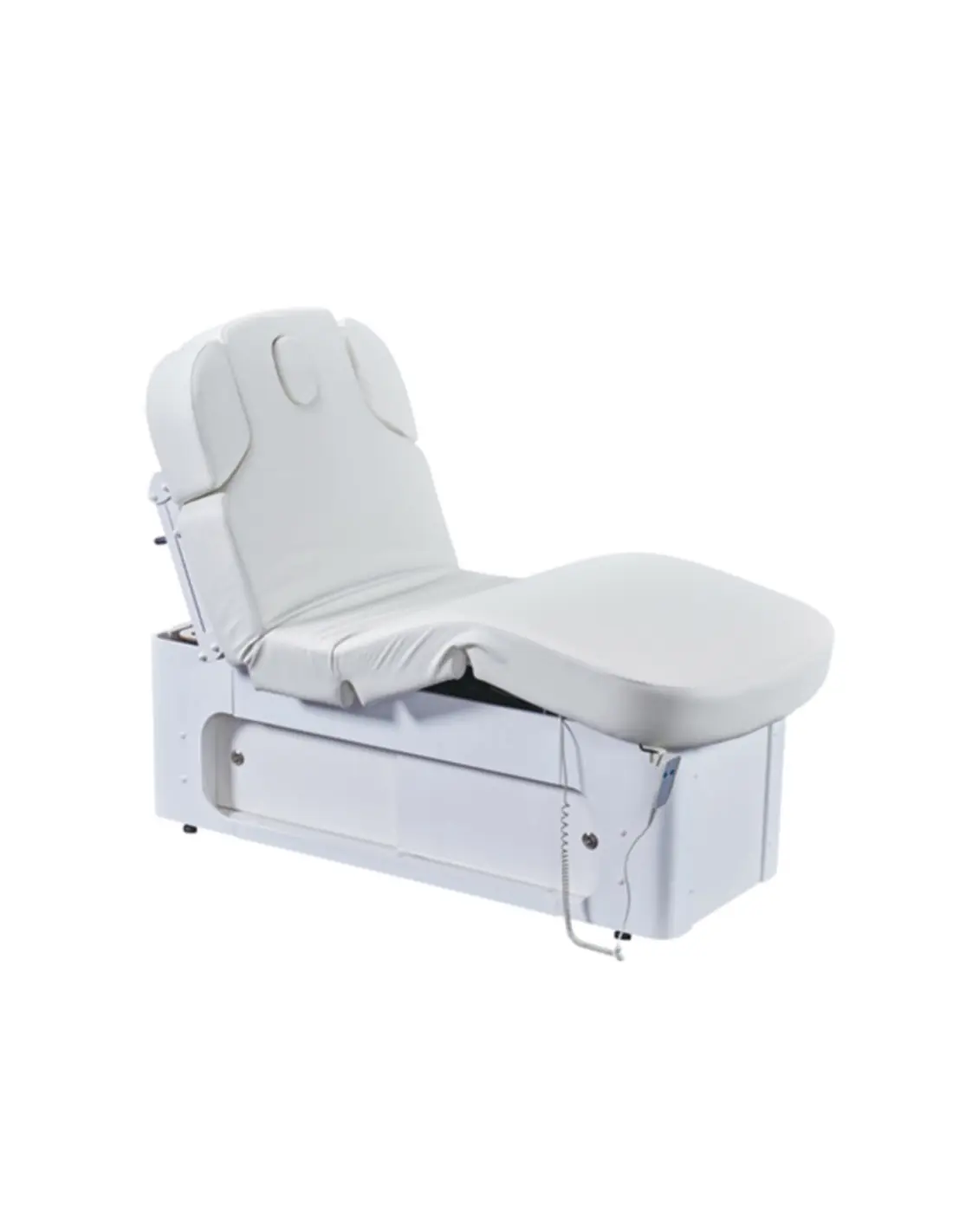 Lit de massage Spa ALMA 4 moteurs – confort chauffant et rangement intégré pour instituts haut de gamme