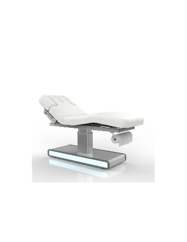 Lettino da massaggio elettrico Chiara - 3 motori, LED, impostazioni ergonomiche, comfort spa
