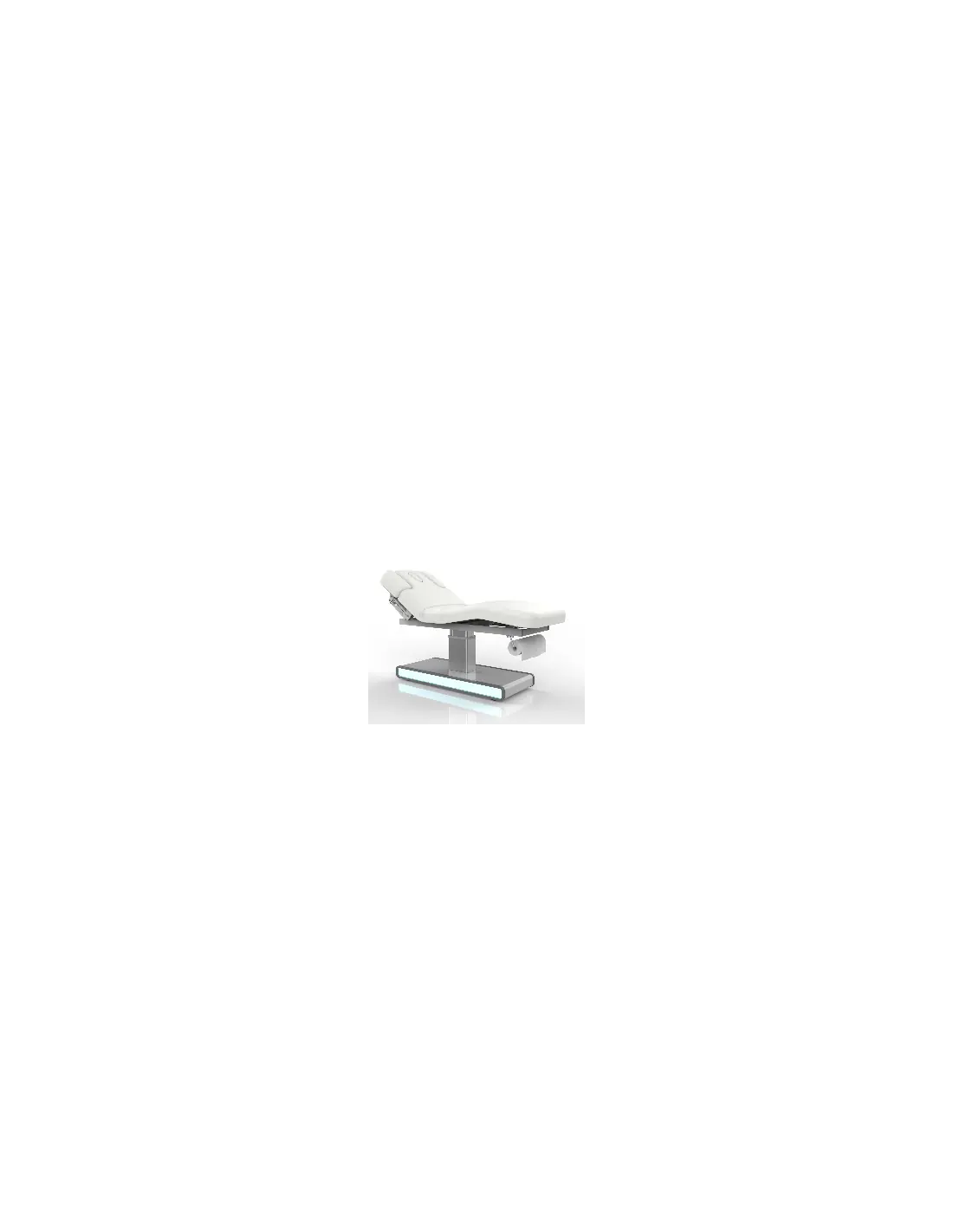 Lettino da massaggio elettrico Chiara - 3 motori, LED, impostazioni ergonomiche, comfort spa