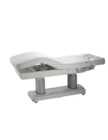 Biały elektryczny stół wielofunkcyjny do spa – model podgrzewany Phenora Eleganza do masażu i zabiegów na ciało