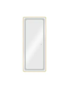 Coiffeuse miroir coiffeur mural LED LUMINA Gold