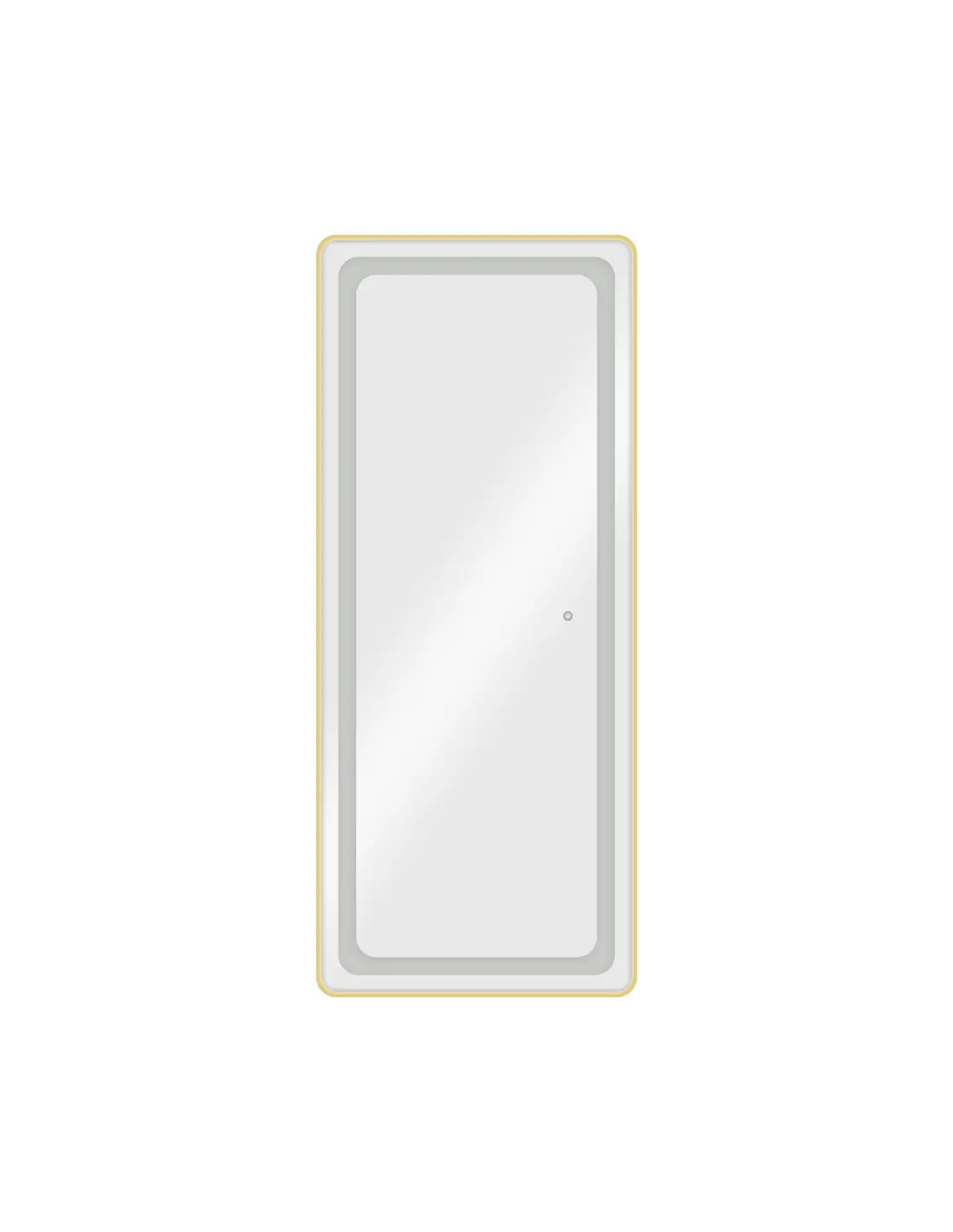 Coiffeuse miroir coiffeur mural LED LUMINA Gold