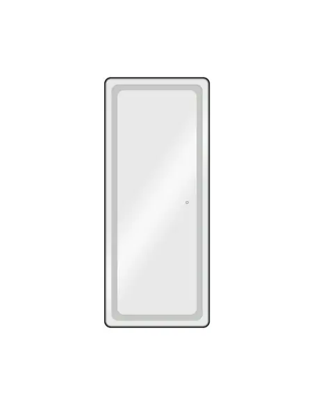 LUMINA Silberner LED- Frisiertisch für den Schminktisch, schicke Schlichtheit für den Friseursalon 