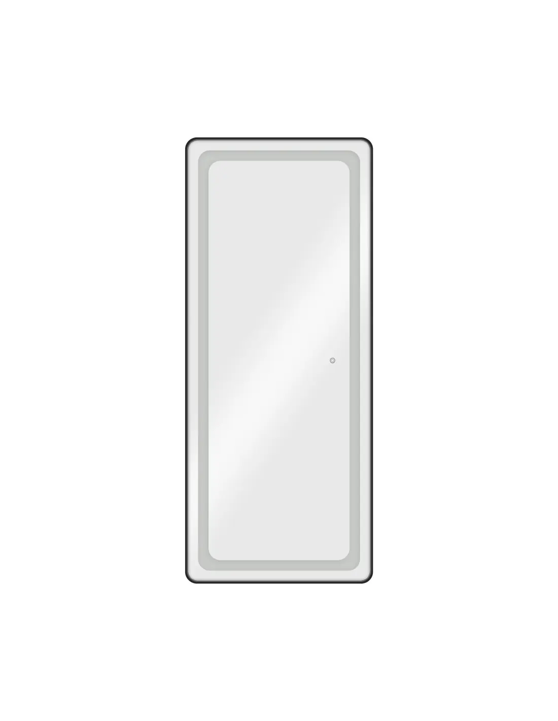 Lustro ścienne LUMINA Silver LED, eleganckie i Konsola fryzjerska , idealne do salonu fryzjerskiego 