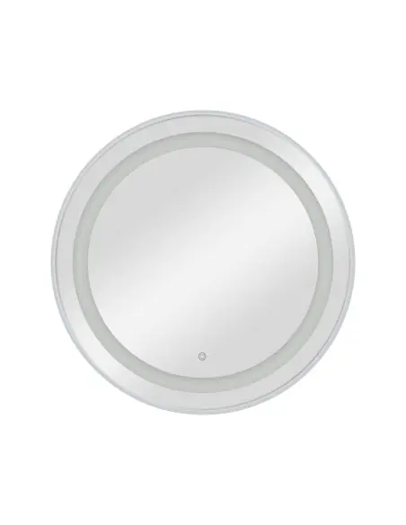 CIRIA Silberner LED- Frisiertisch – Schicke Schlichtheit für Friseursalons 