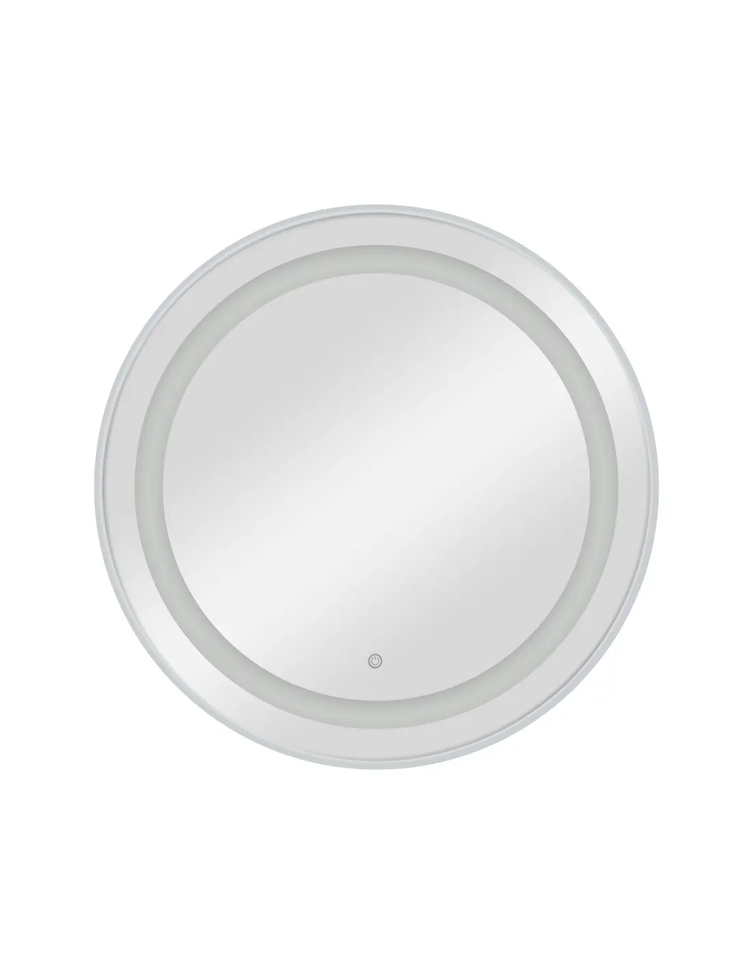 CIRIA Silberner LED- Frisiertisch – Schicke Schlichtheit für Friseursalons 