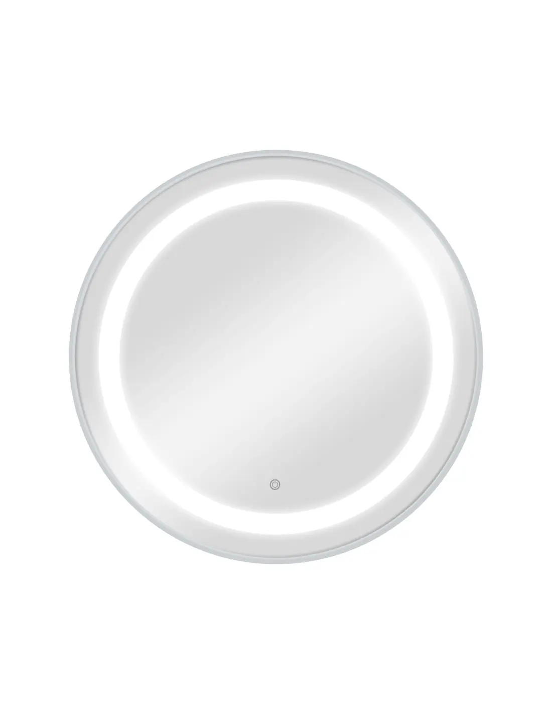 CIRIA Silberner LED- Frisiertisch – Schicke Schlichtheit für Friseursalons 