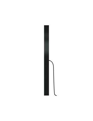Toaletka Konsola fryzjerska CIRIA Black LED montowana na ścianie – nowoczesny design dla salonu fryzjerskiego 