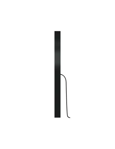 Toaletka Konsola fryzjerska CIRIA Black LED montowana na ścianie – nowoczesny design dla salonu fryzjerskiego 