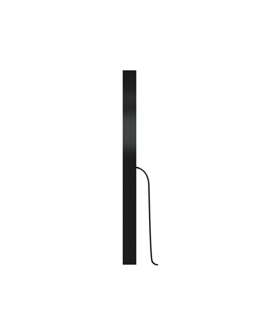 Toaletka Konsola fryzjerska CIRIA Black LED montowana na ścianie – nowoczesny design dla salonu fryzjerskiego 