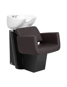 Vaschetta per shampoo Helsinki marrone