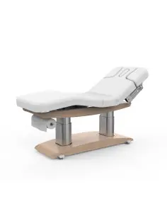 Cama de spa Ginevra com 4 motores em madeira clara