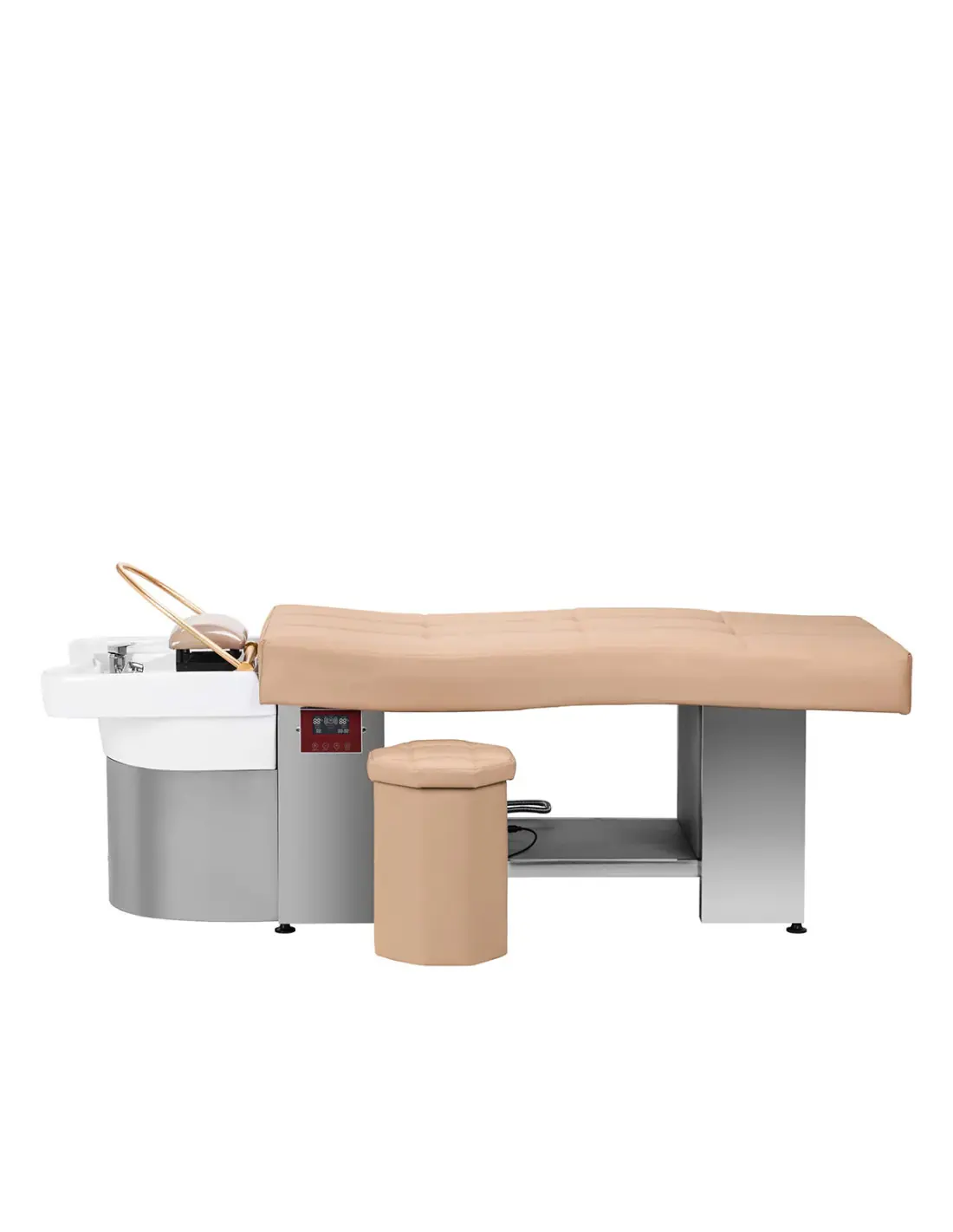 Professional Head Spa Bed Beige AnionVapeur RelaxPro