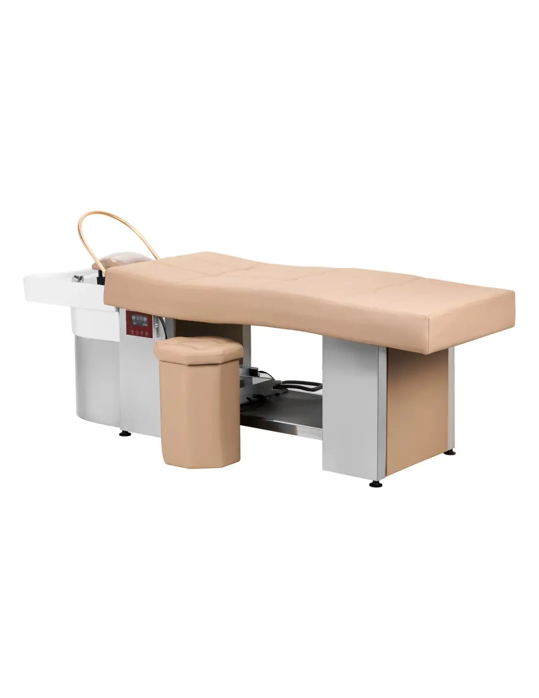 Professional Head Spa Bed Beige AnionVapeur RelaxPro