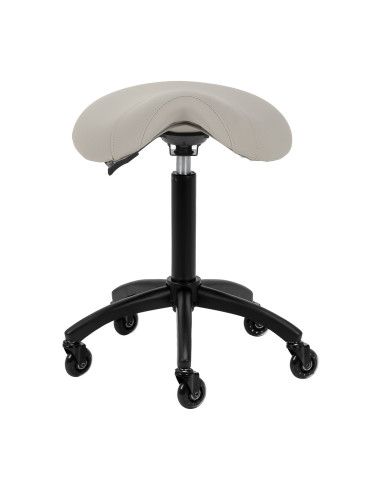 Banqueta ergonômica profissional John's cinza-bege