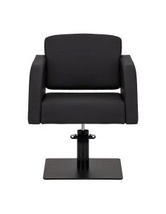 Sillón de peluquería Bellagio negro: comodidad superior y diseño elegante