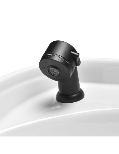 Porto Shampoo unit Black Grey Chrome 
