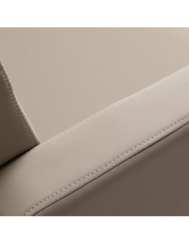 Friseurstuhl Bellagio in Graubeige – Premium-Komfort und elegantes Design