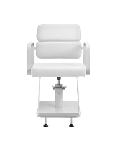 Fauteuil de coiffure Porto – Blanc Intégral 