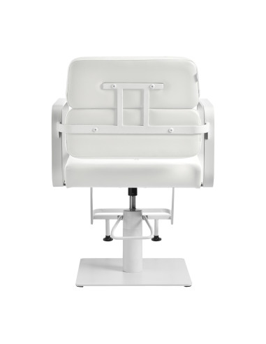Fauteuil de coiffure Porto – Blanc Intégral 