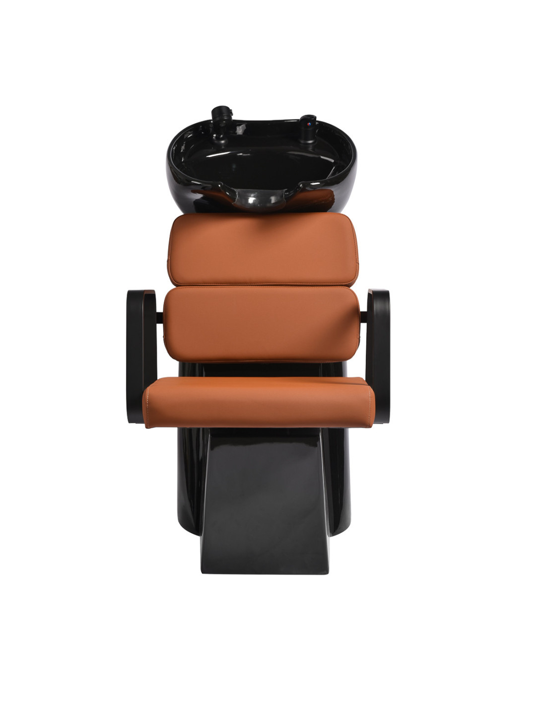 Porto Black & Orange Terracotta Shampoo unit 