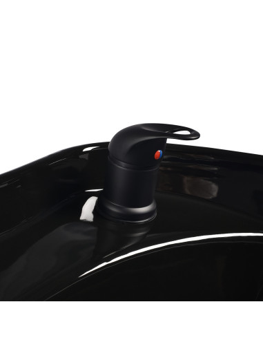 Porto Black & Orange Terracotta Shampoo unit 