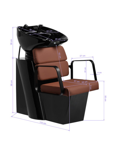 Porto Black & Brown Shampoo unit 