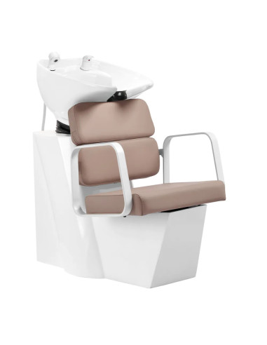 Lavatesta parrucchiere Porto bianco e beige 