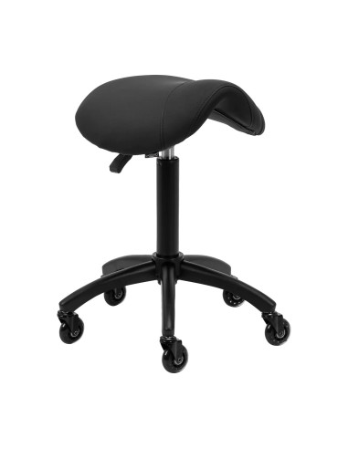 Banco ergonômico profissional preto John’s – Sela Pro Comfort & Mobility