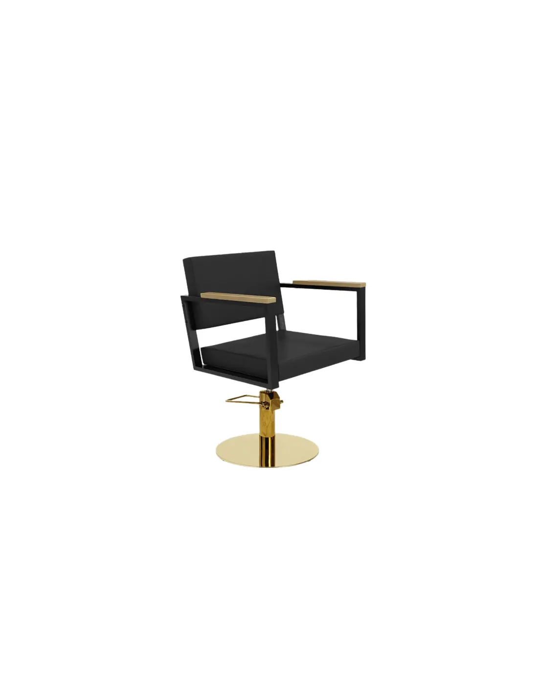 Poltrona da parrucchiere OCEAN Black – Eleganza e robustezza professionali
