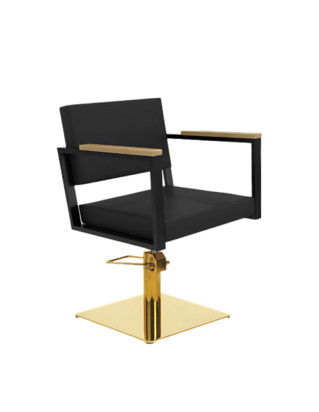 Poltrona da parrucchiere OCEAN Black – Eleganza e robustezza professionali