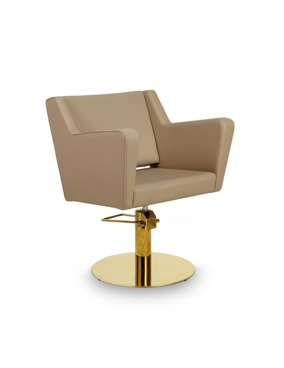 Cadeira de cabeleireiro Anouk Bege – Conforto, design e robustez profissional