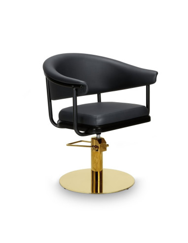 LYRA Black Hairdressing Chair