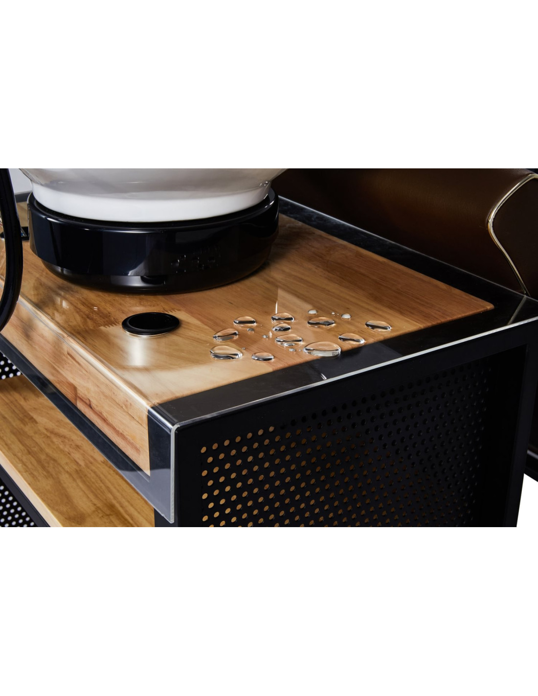 Bruine E-Basil Wasunit Zwarte Basin 