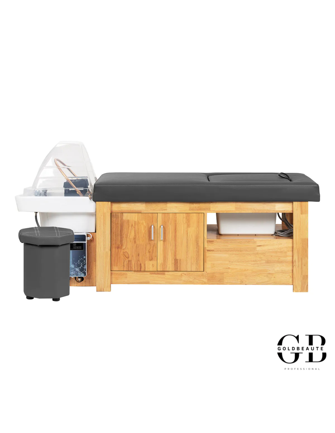 Tafelhoofd Spa 3-in-1 – ZenFusion Grey Edition Goldbeaute