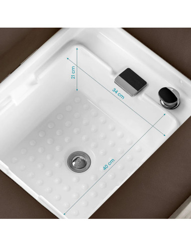 Head Spa Japanse 3-in-1 bedtafel – ZenFusion Edition Bruin