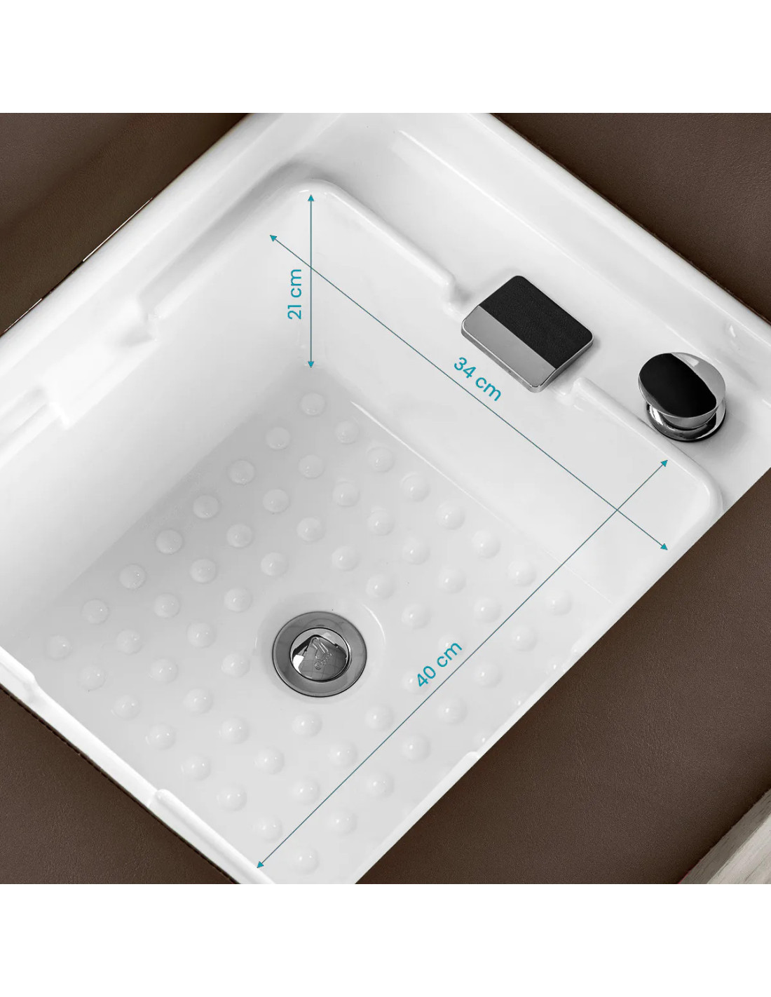 Head Spa Japanse 3-in-1 bedtafel – ZenFusion Edition Bruin