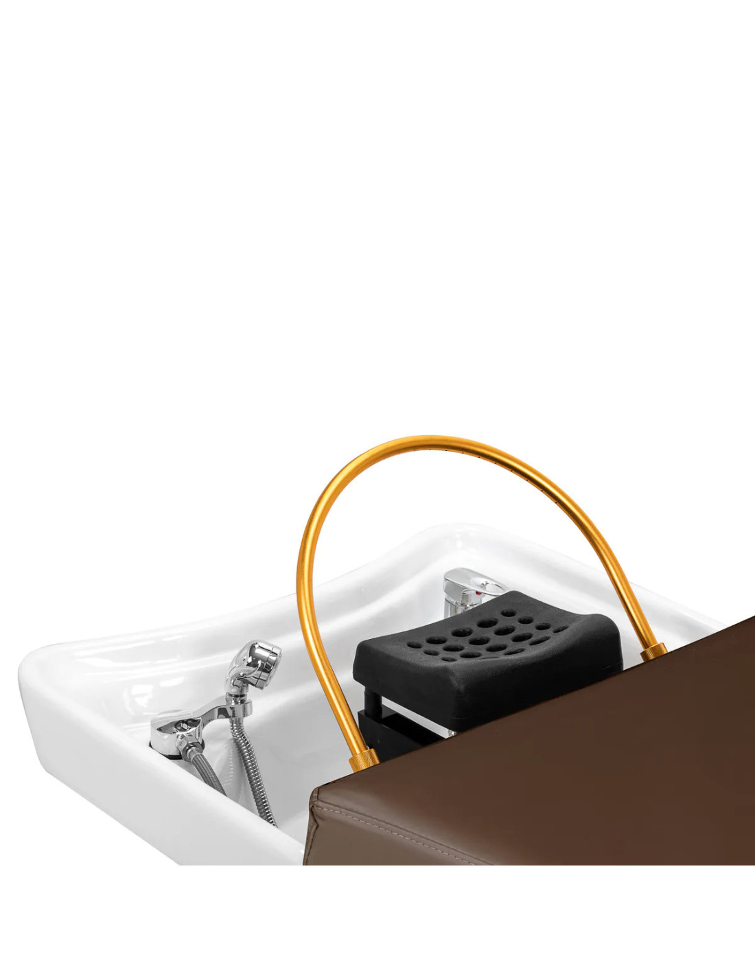 Head Spa Japanse 3-in-1 bedtafel – ZenFusion Edition Bruin
