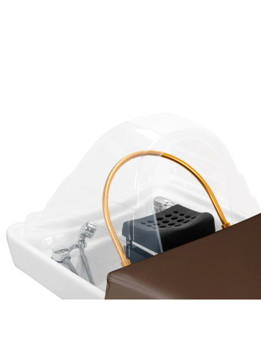 Head Spa Japanse 3-in-1 bedtafel – ZenFusion Edition Bruin
