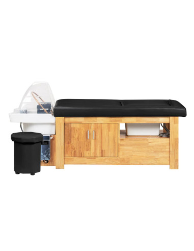 Head Spa Japanse 3-in-1 bedtafel – ZenFusion Black Edition