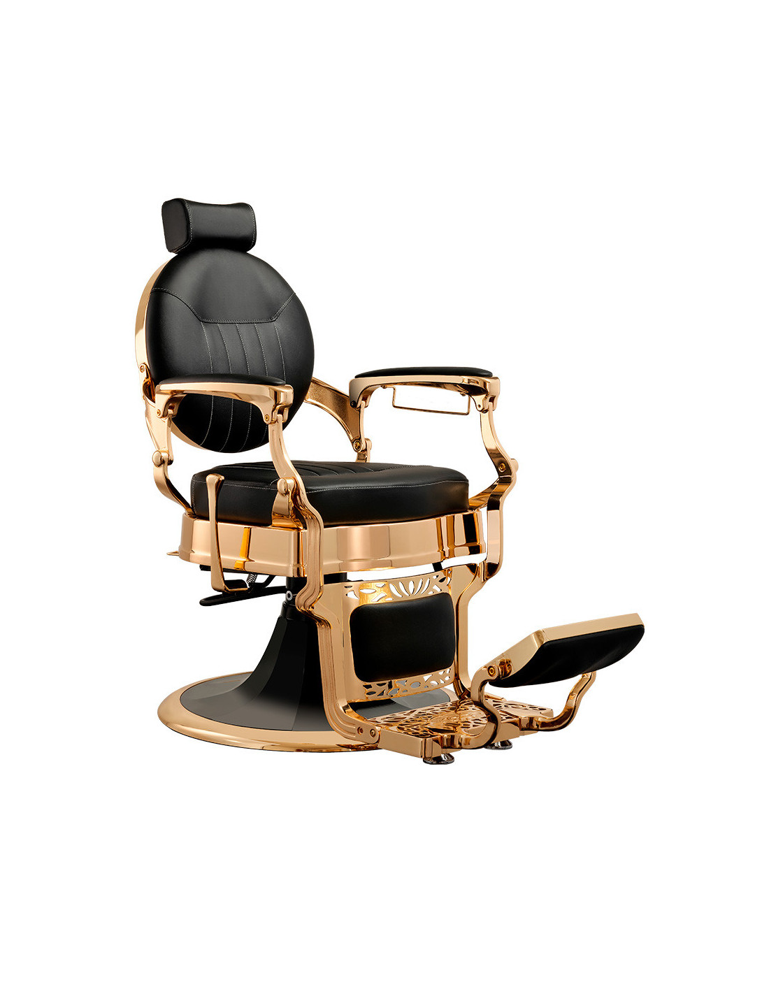 Fauteuil Barbier Syracuse Gold – Élégance Dorée & Confort Pro