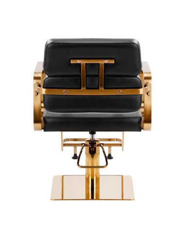 Sedia stile porto nero oro